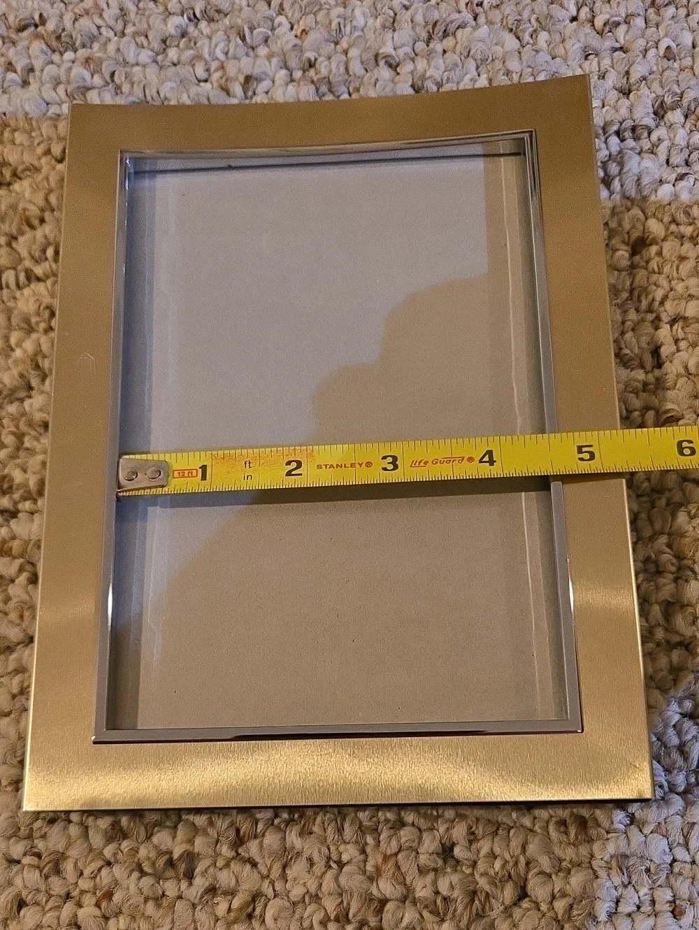 Brushed Brass & Silvertone Frame - 4.5